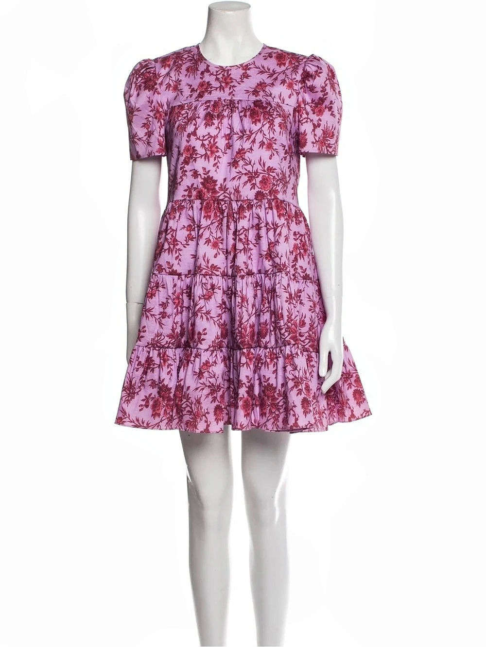 LIKELY Floral Mini Dress in Pink & Purple Like New Size 6